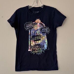 Doctor Who Navy Graphic Tee